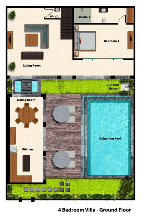 Villa Echo Beach Kuta  Luaran gambar